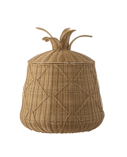 Panier Bloomingville Anann avec couvercle - Naturel