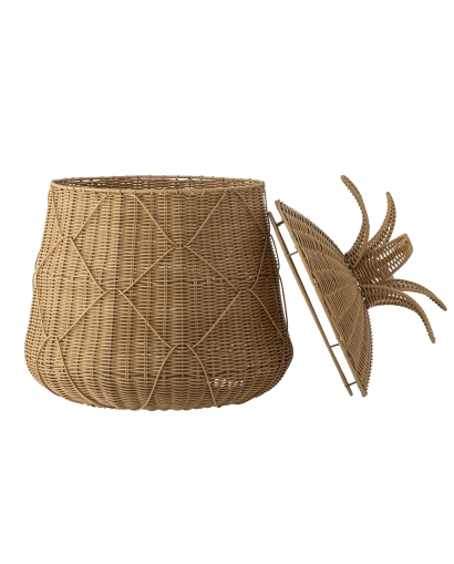 Panier Bloomingville Anann avec couvercle - Naturel