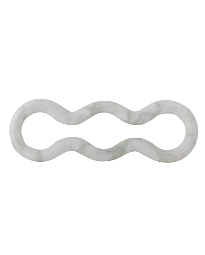 Dessous de plat Trépied Vivien en Marbre - Vert et Blanc