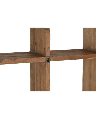 Étagère Murale Balinais en Bois de Teck - Naturel