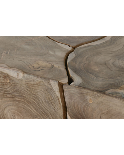 Table Basse Tkroi en Bois de Teck - Naturel