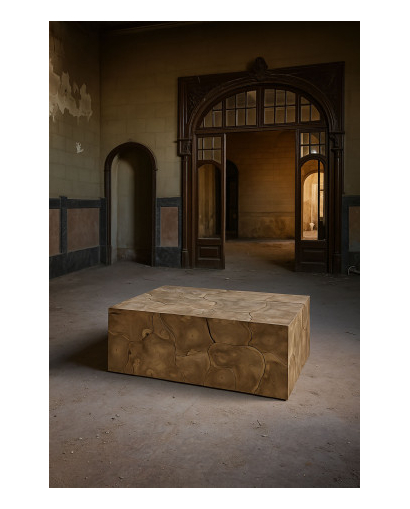 Table Basse Tkroi en Bois de Teck - Naturel