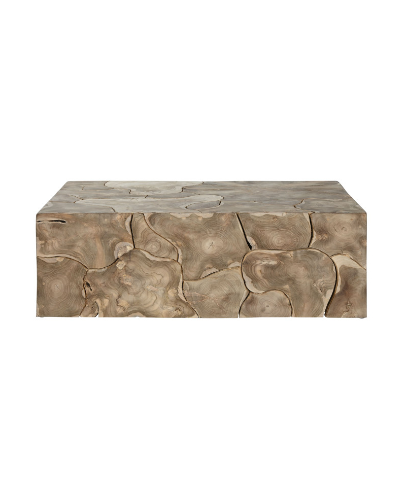 Table Basse Tkroi en Bois de Teck - Naturel