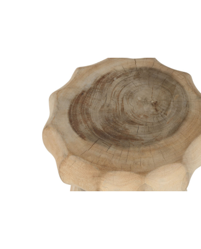 Table d'appoint Auxiliaire Madera en Bois de Munggur - Naturel