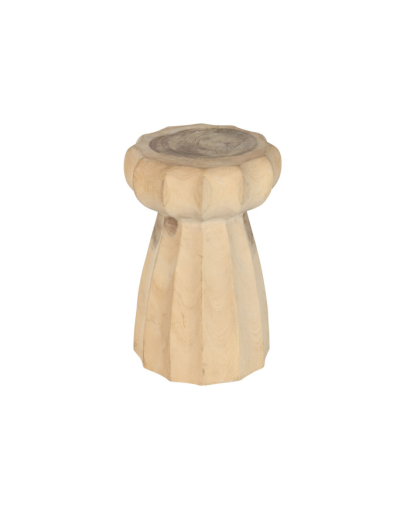 Table d'appoint Auxiliaire Madera en Bois de Munggur - Naturel