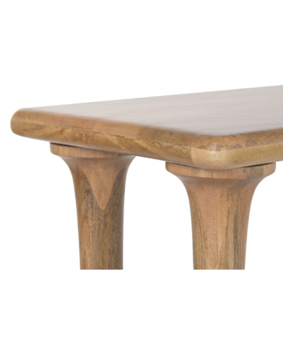 Console Rocle en Bois de Manguier - Naturel