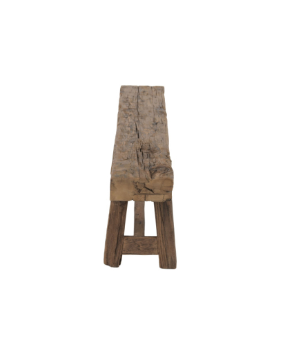 Tabouret Balinais en Bois - Marron