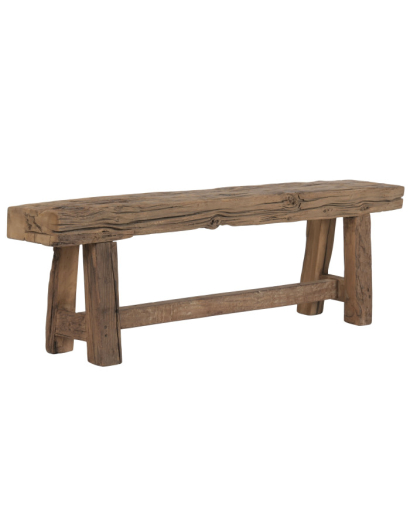 Tabouret Balinais en Bois - Marron
