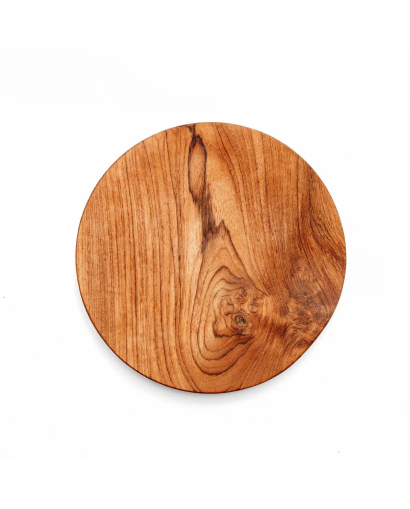 Assiette Ronde Teak Root - Taille M