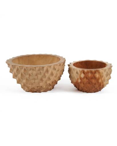 Le Bol Teak Root Durian - Naturel - Taille M