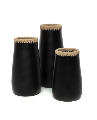 Vase & Pot Le Vase Sneaky - Noir - Taille L