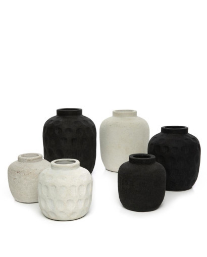 Vase & Pot Le Vase Peaky - Beton Naturel - Taille L