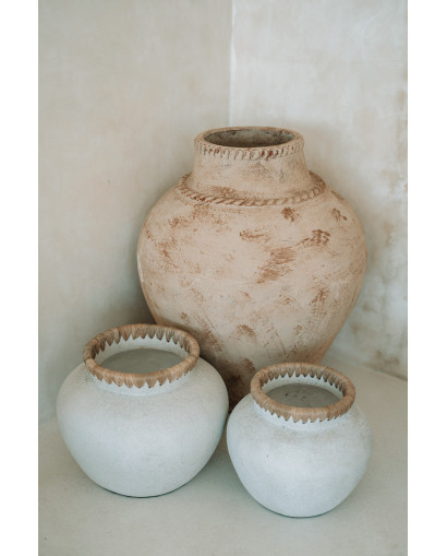 Vase & Pot Le Vase Styly - Beton Naturel - Taille L