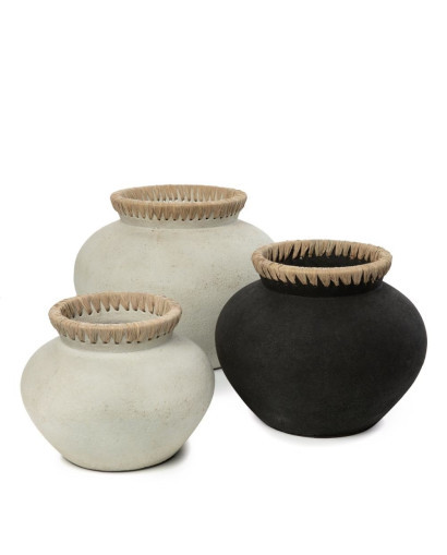 Vase & Pot Le Vase Styly - Beton Naturel - Taille L
