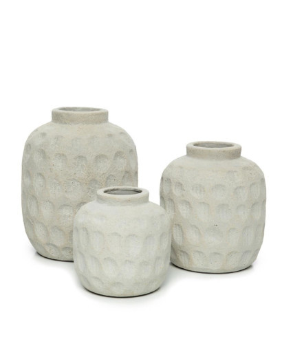 Vase & Pot Le Vase Trendy - Gris - Taille L