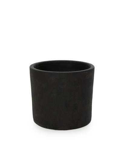 Vase & Pot Pot de Fleurs The Charcoal Low - Noir - Taille S