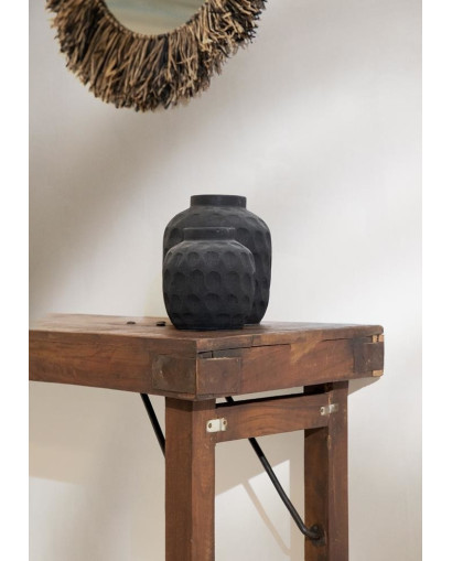 Vase & Pot Le Vase Trendy - Noir - Taille L