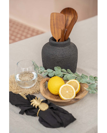 Vase & Pot Le Vase Peaky - Noir - Taille S