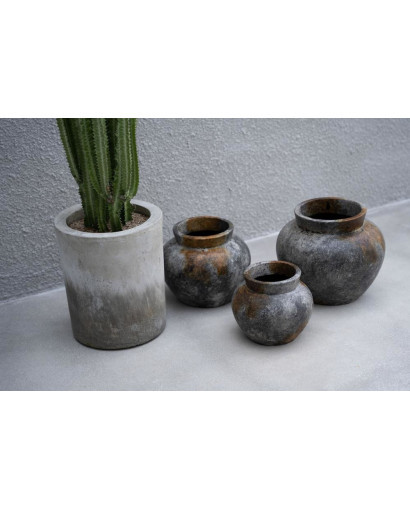 Vase & Pot Le Vase Funky - Gris Antique - Taille L