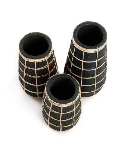 Vase & Pot Le Vase Cutie - Noir - Taille L