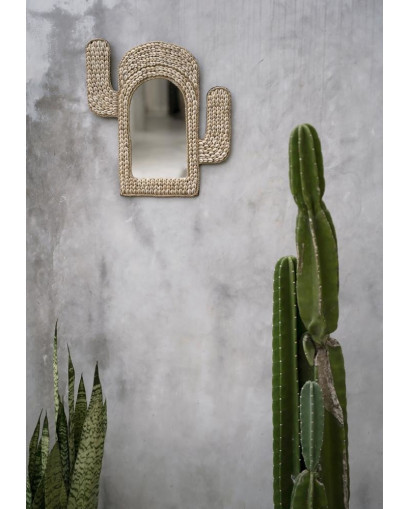 Miroir Miroir Cactus Shell - Blanc