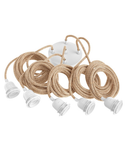 Suspensions Suspension The Whipped Pendant - Naturel - Taille XXL